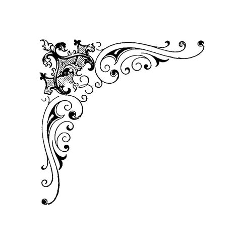 free clip art corner designs.
